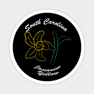 South Carolina - Jessamine Yellow Magnet